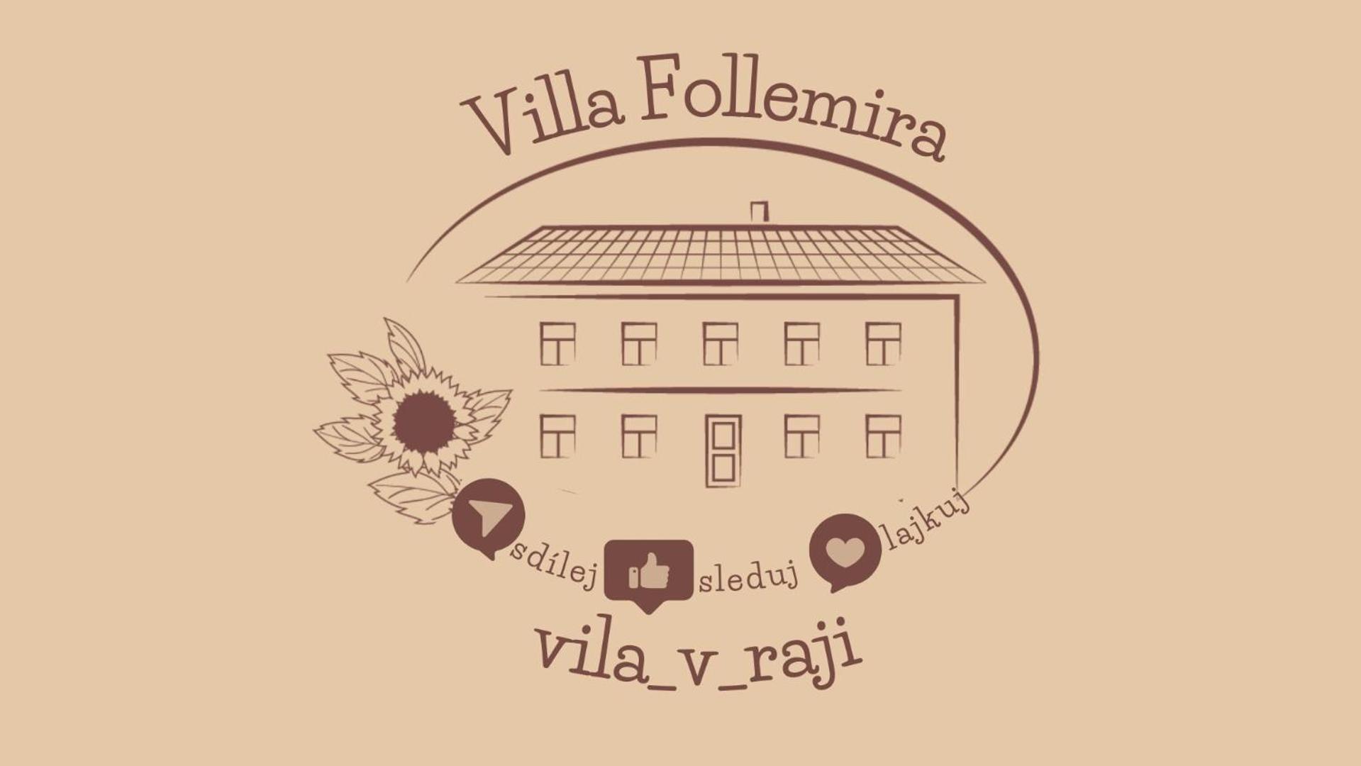 Villa Follemira Cz - Kitchen - Garden - Bike Storage Pencin Exterior photo